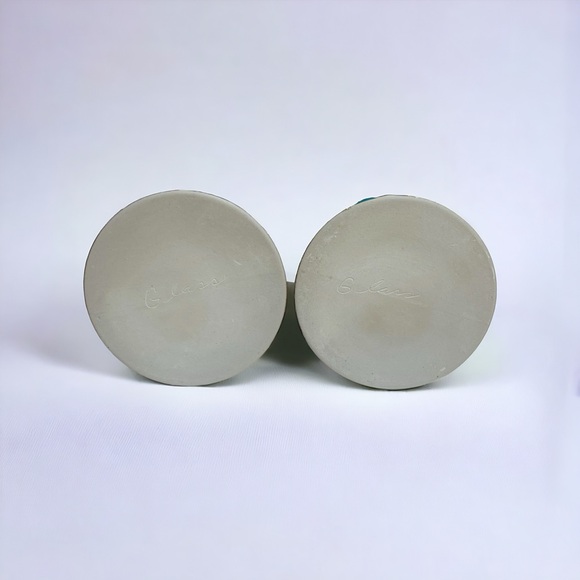 Walt Glass Signed Art Pottery Candlestick Candle Holder Texas Sunset - Picture 7 of 11